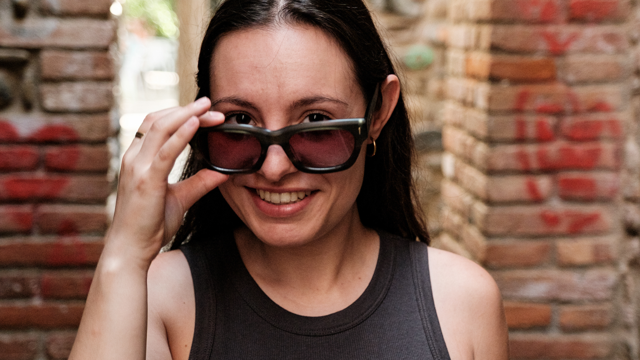 Gafas de sol modernas